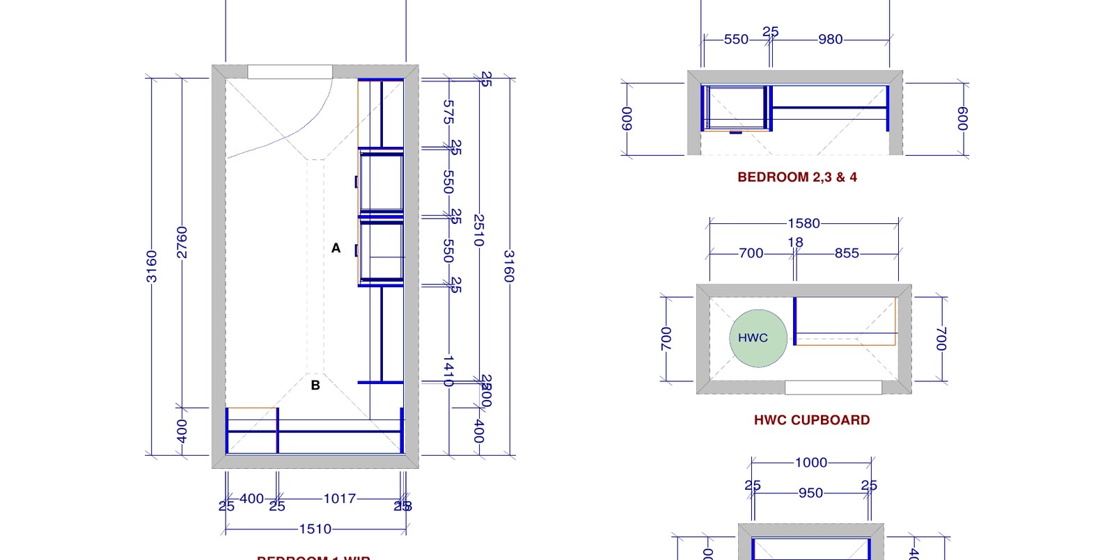 Whole-home wardrobe and storage plan